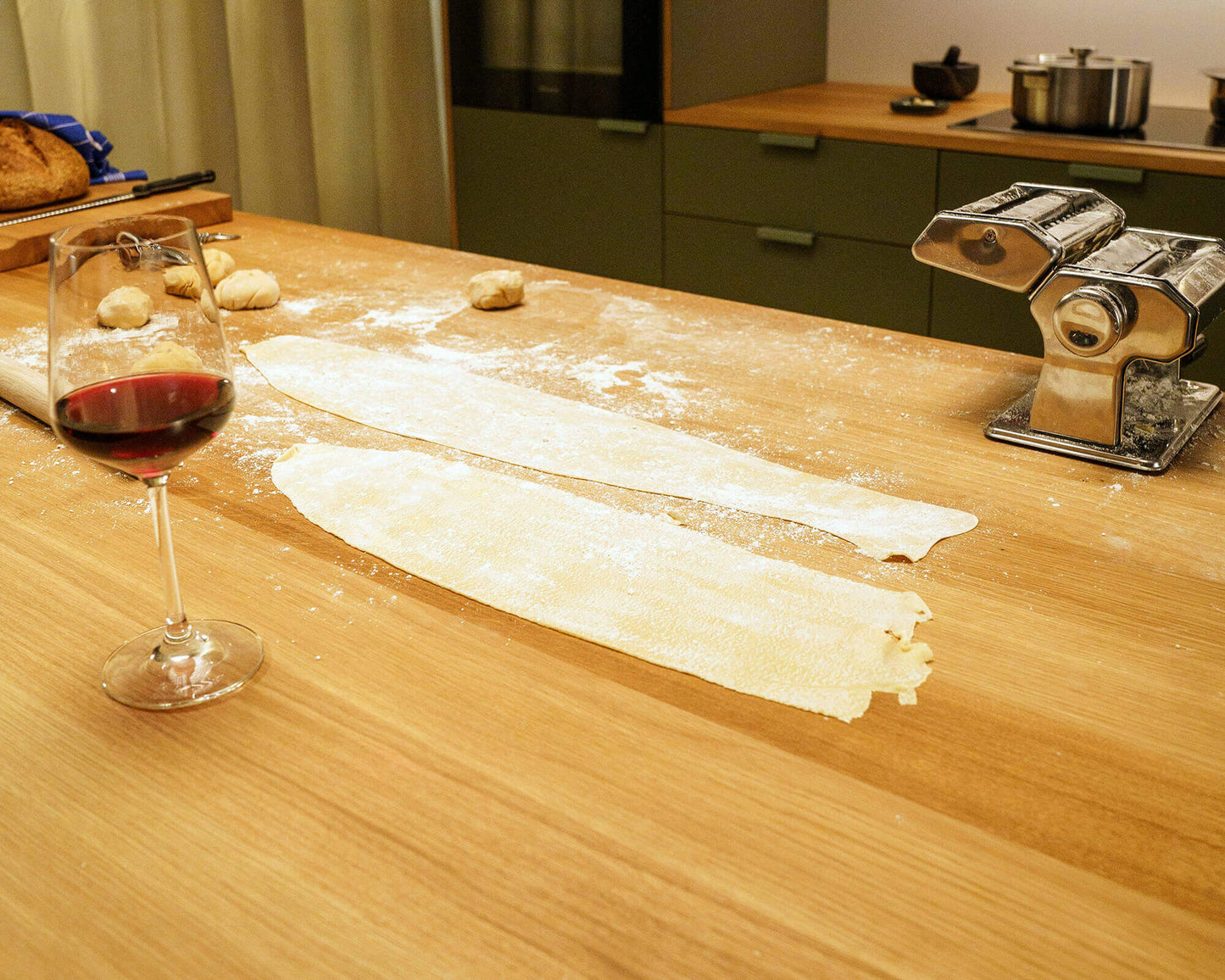 Eichenholz-Arbeitsplatten-für-Küchen BARTMANN