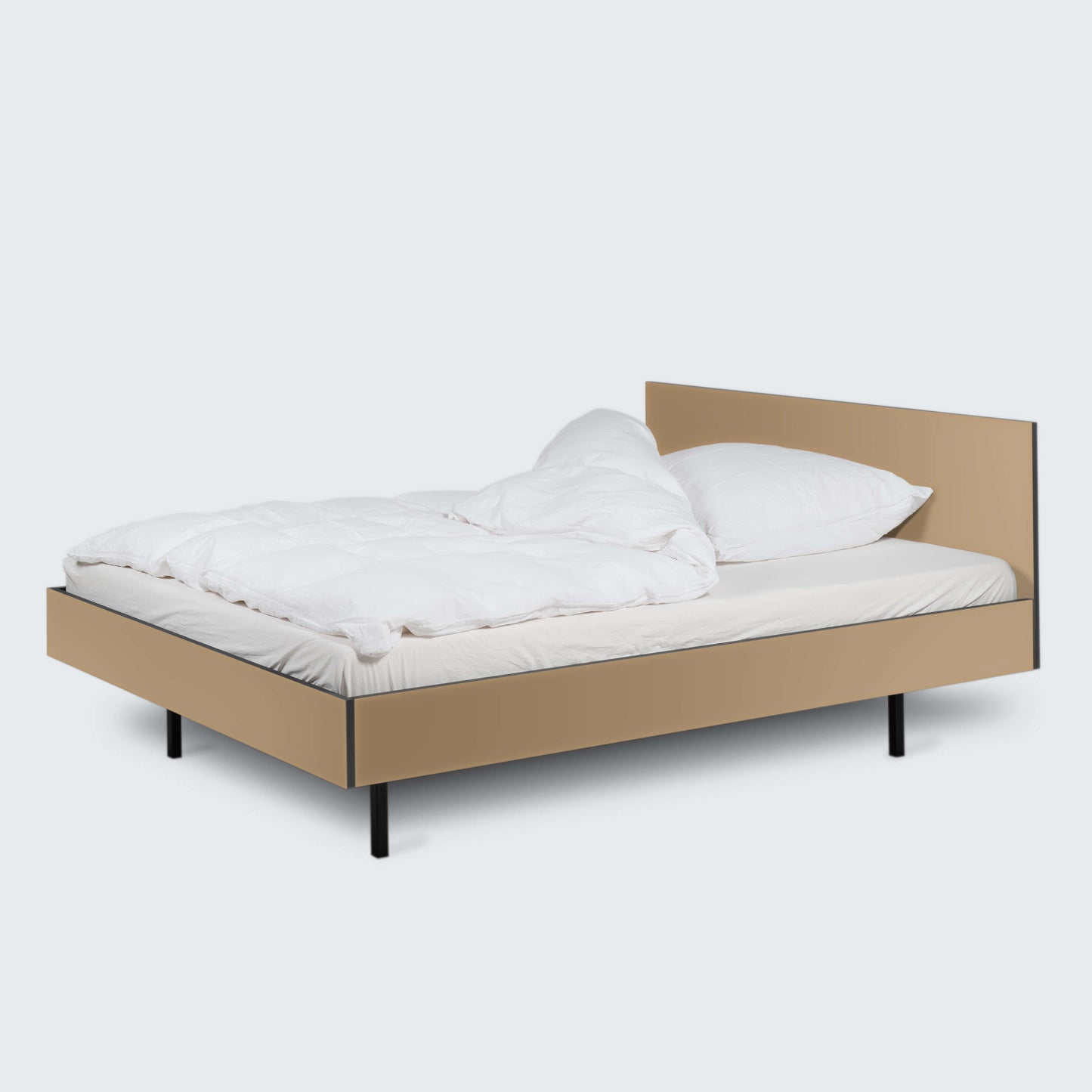 Unidorm, Linoleumbett, walnut