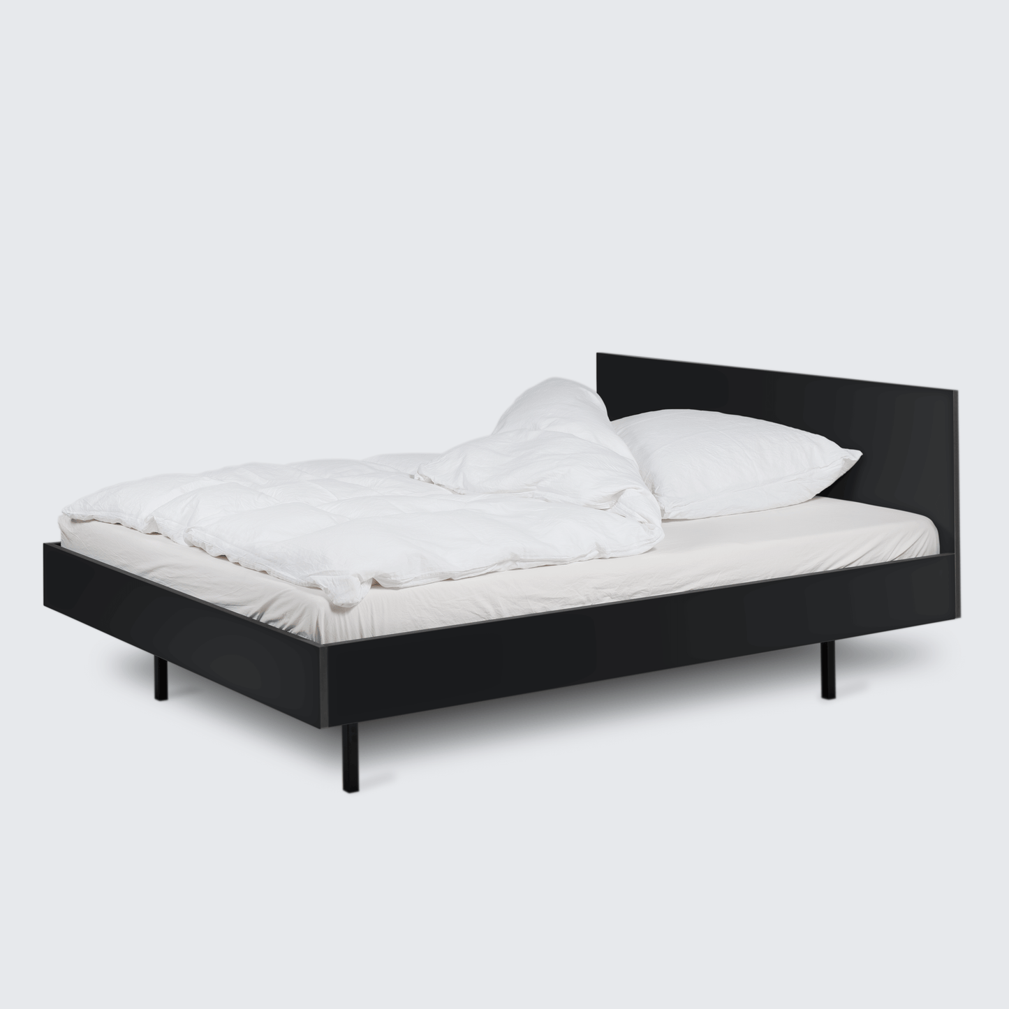 schwarzes linoleumbett von bartmann berlin