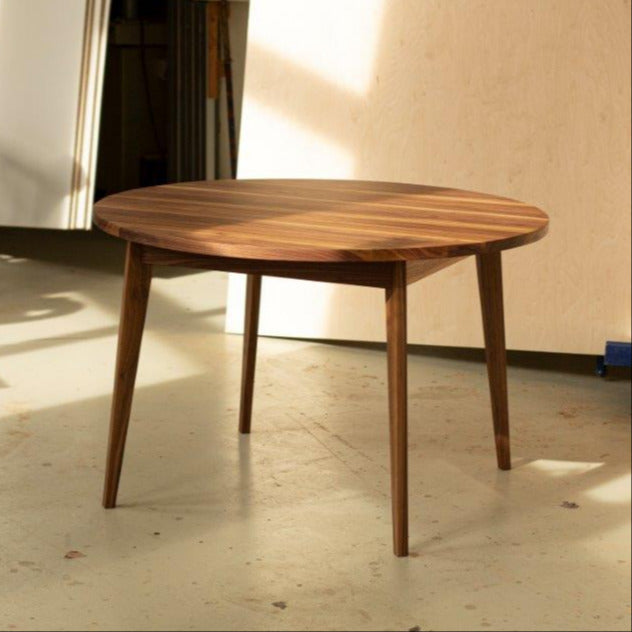 runder nussbaum tisch bartmann b