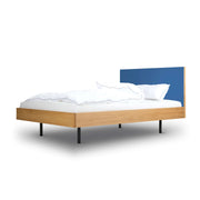 Unidorm Eiche - Holzbett mit Kopfteil 200 x 200 cm
