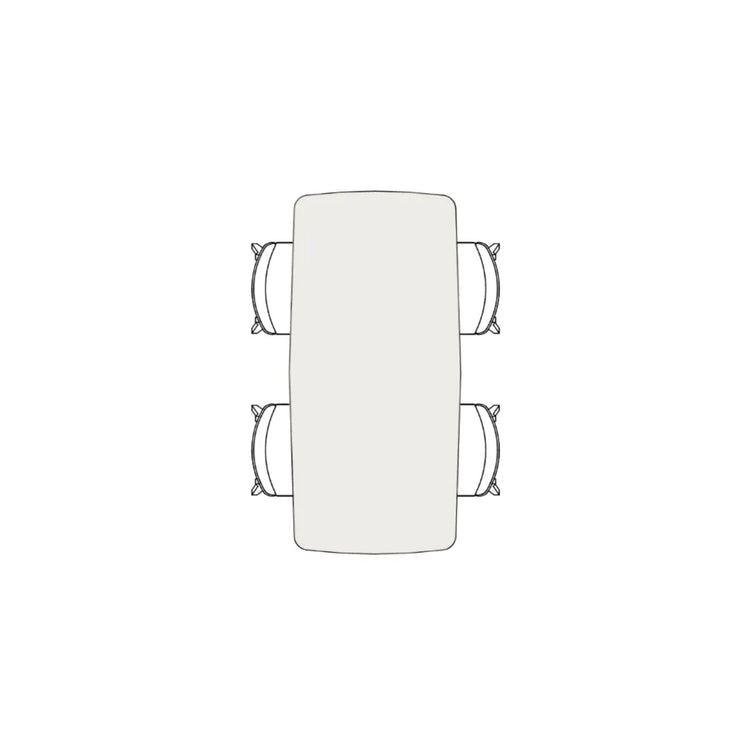 Usus Lino - Linoleumtisch 180 cm mit 4 oder 6 Stühlen im Set